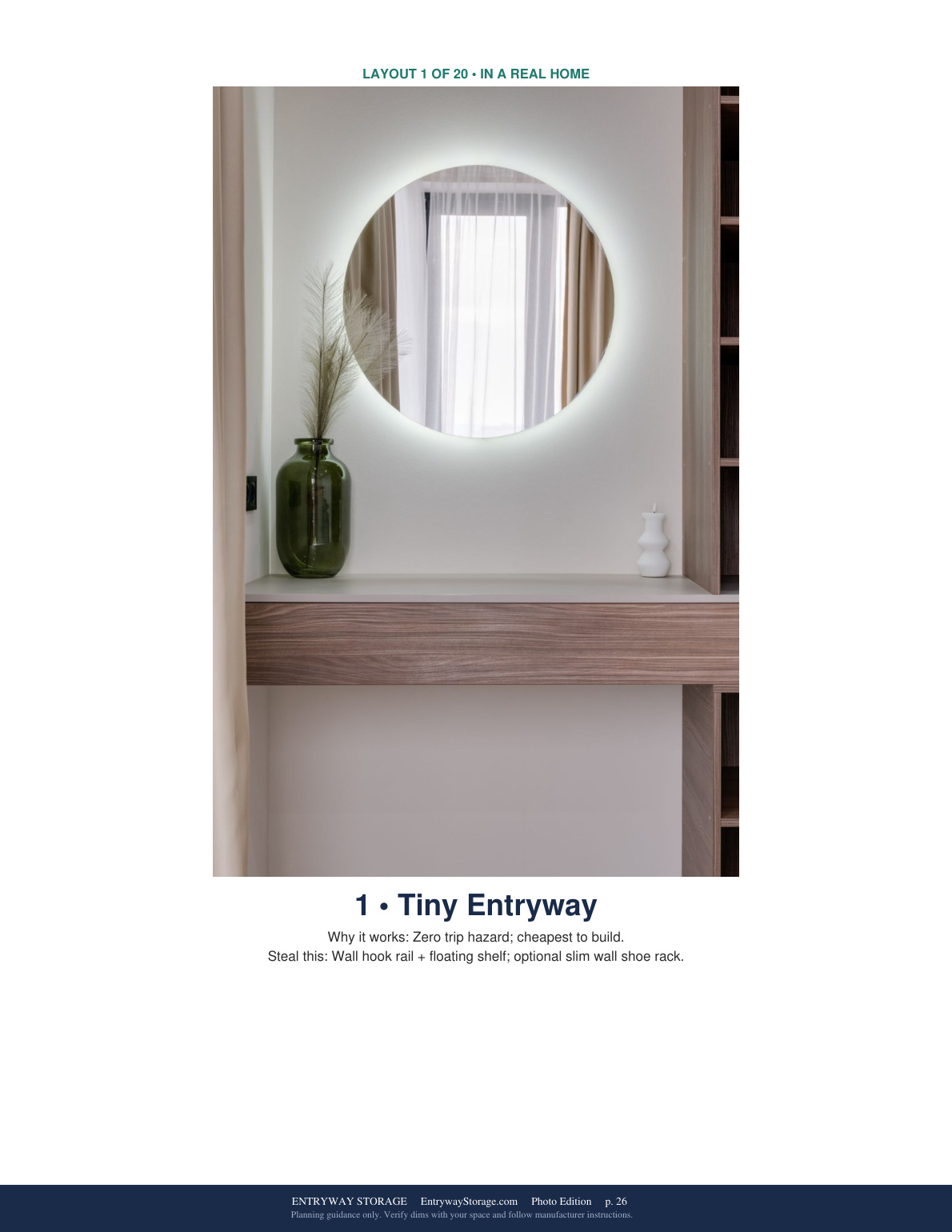 Left Page Spread - Entryway Inspiration Photo