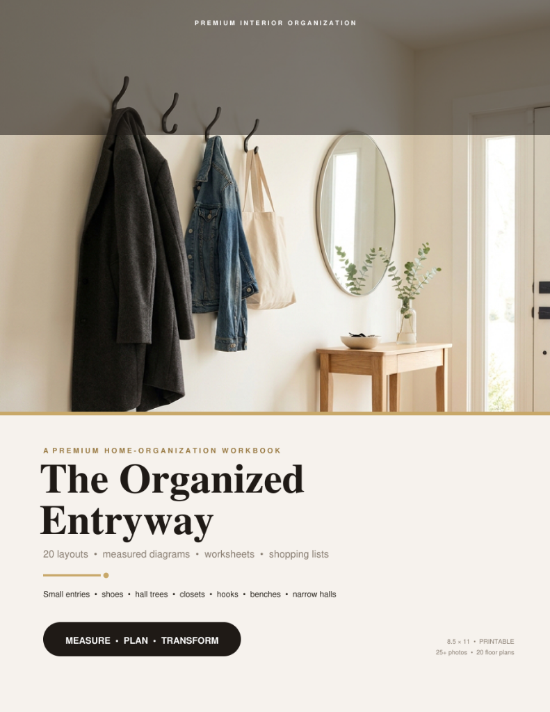 The Organized Entryway Workbook Cover